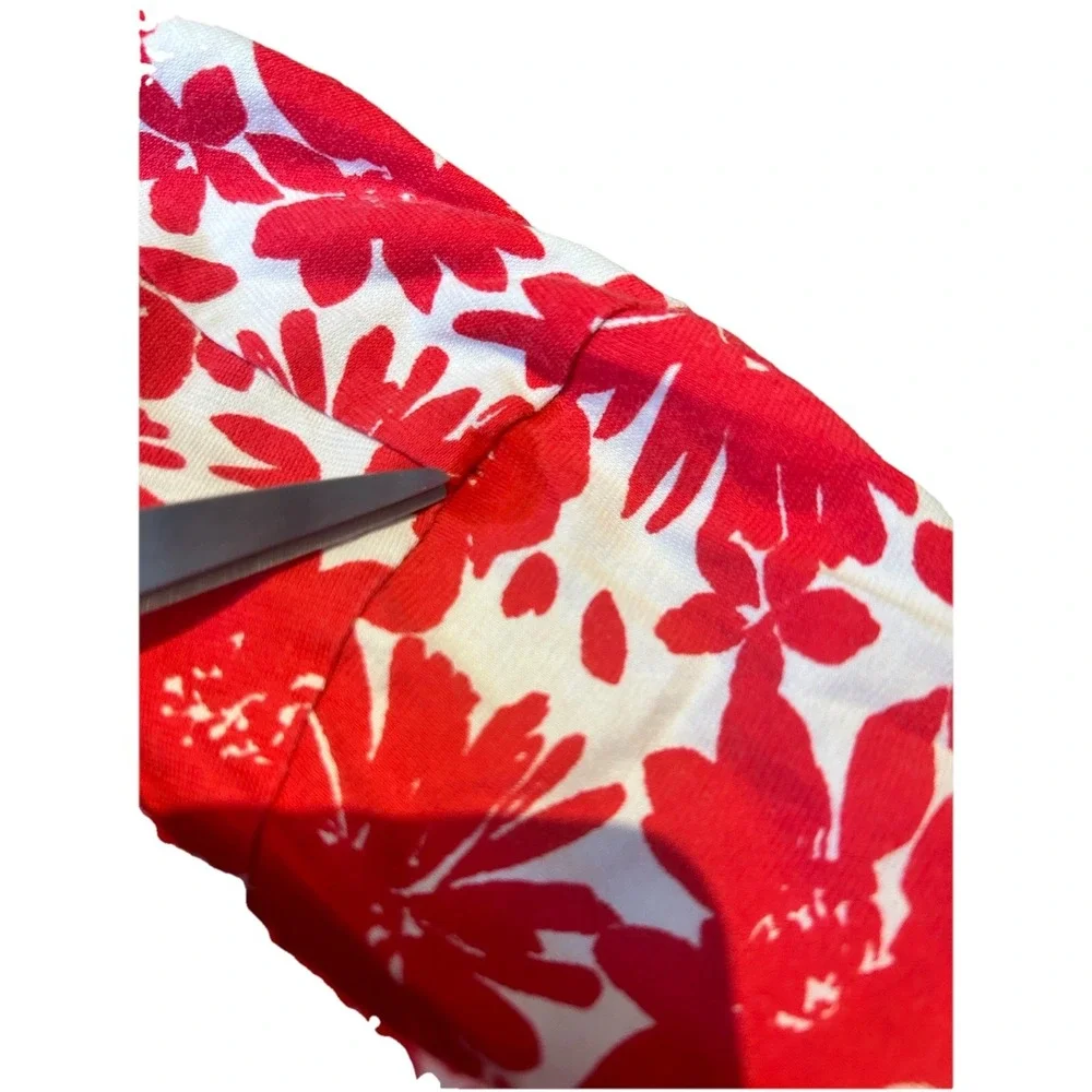 Garnet‎ Hill Asian Wrap Pajama Top Organic Cotton Size X-Small  Long Sleeve - Picture 5 of 8